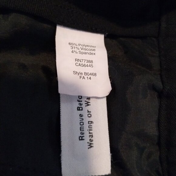 Madewell Ankle Black Track Trousers Drawstring Pants - Picture 6 of 7
